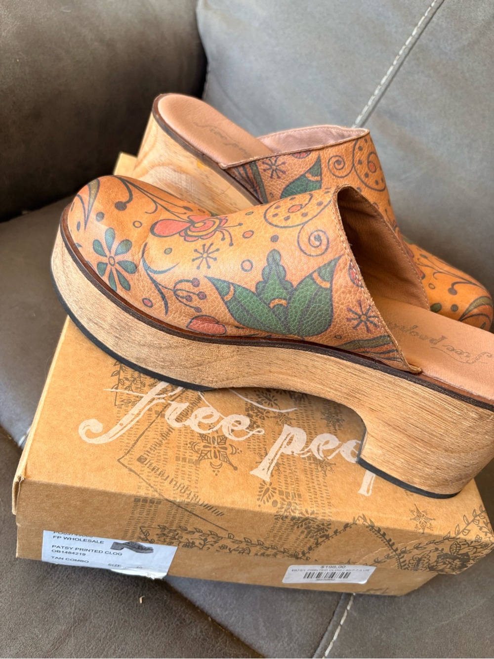 Free People Patsy Printed Clogs - Picture 6 of 11